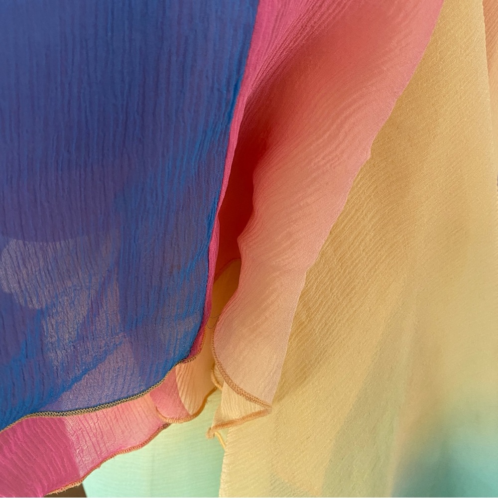 90’s Bobbie Bee Rainbow Ombre Fairy Dress ALTERED See Measurements - Picture 9 of 10